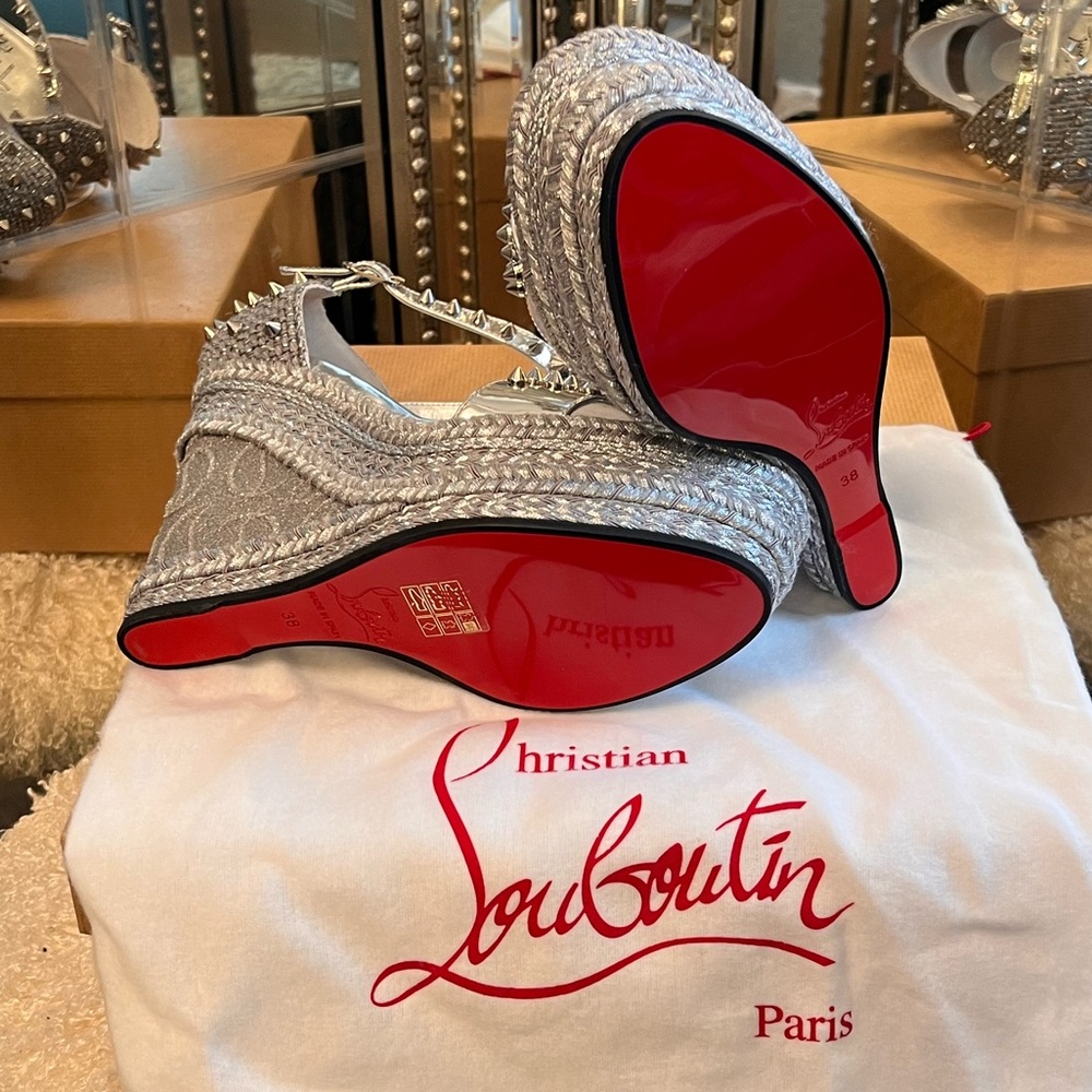 Brand, new, Christian, Louboutin platforms - Picture 5 of 7